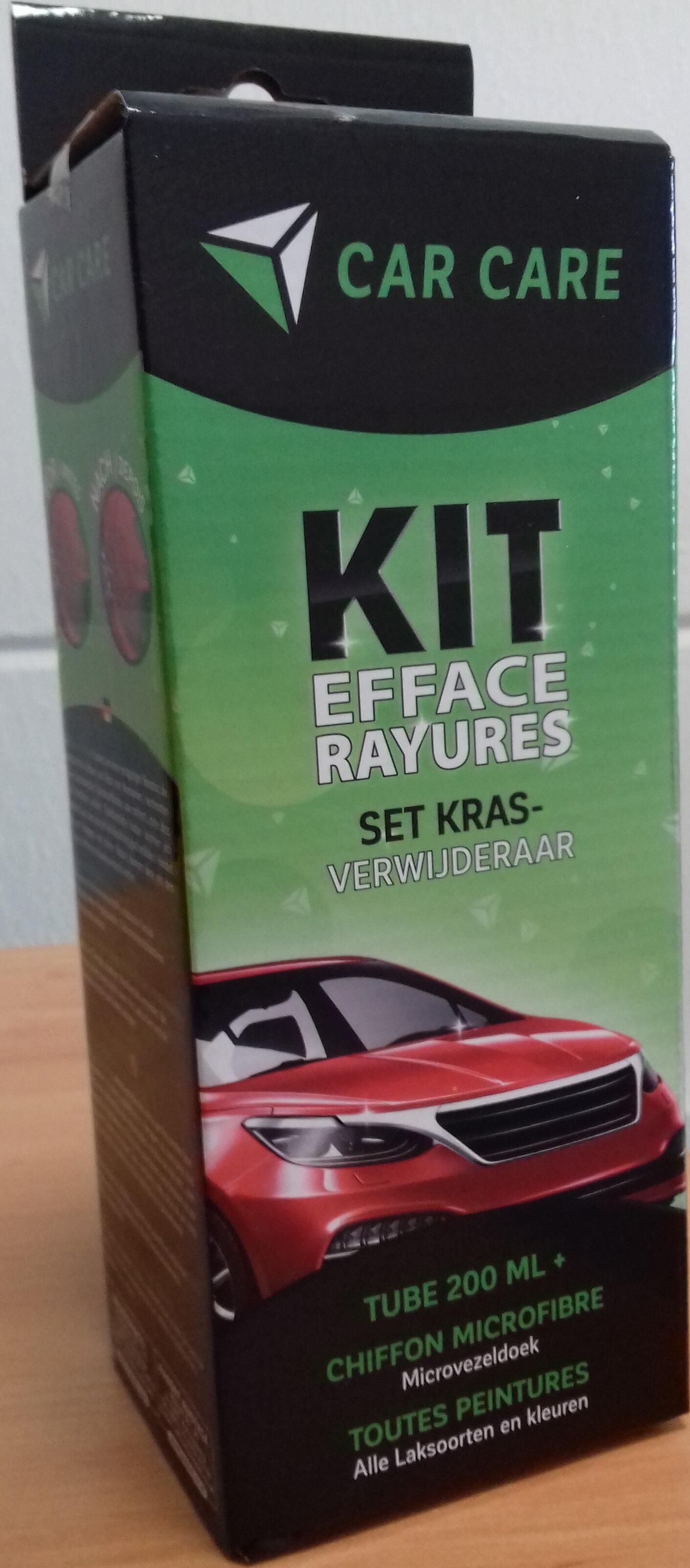 Kit efface-rayures 200 ml + chiffon microfibre