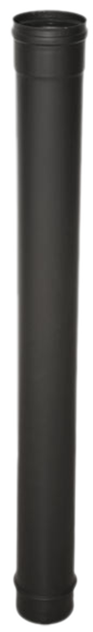Wolfpack Tubo de Estufa Pellet Acero Vitrificado Negro Ø 80 mm. Longitud  100 cm. Estufas de Leña, Chimenea, Alta resistencia, W