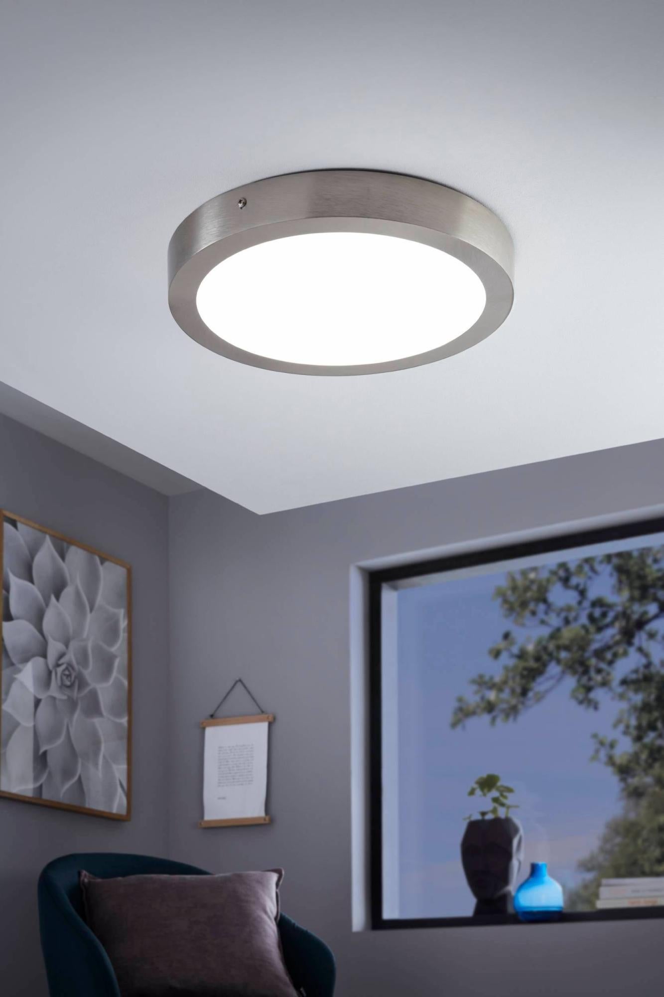 Foco para teto SPF RED RGB RGB BLUETOOTH NIQUEL Leroy Merlin