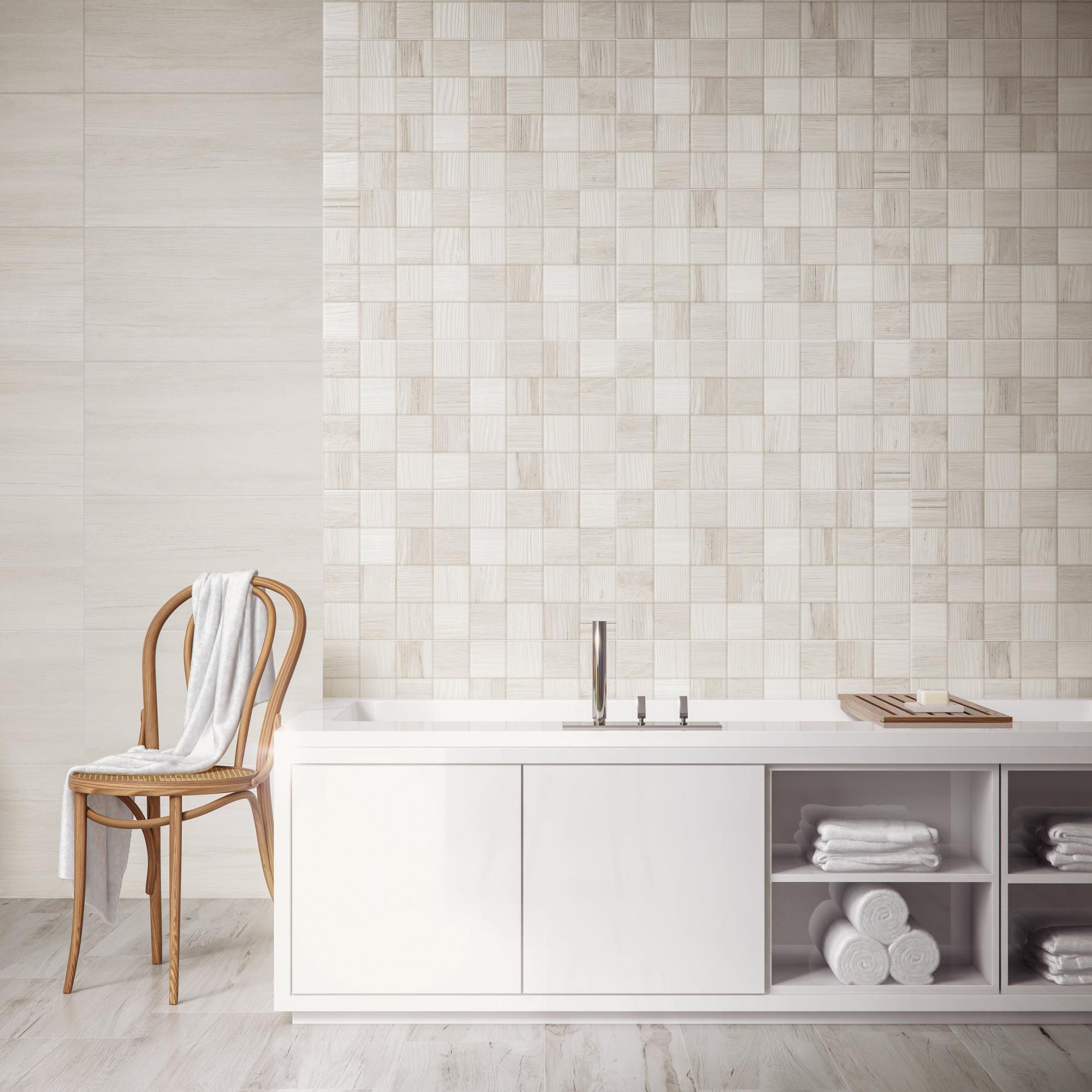 Revestimento cerâmico HABITAT SQUARE PEARL 34X66.5CM Leroy Merlin