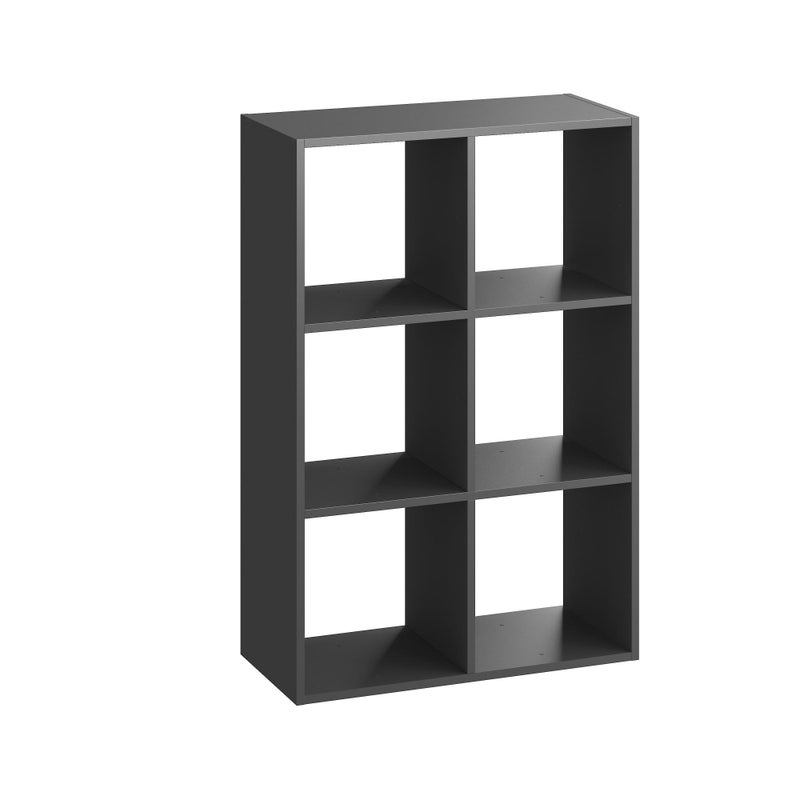 Estante cubo 3x2 preto 104,9x70,4x31 cm Spaceo Kub