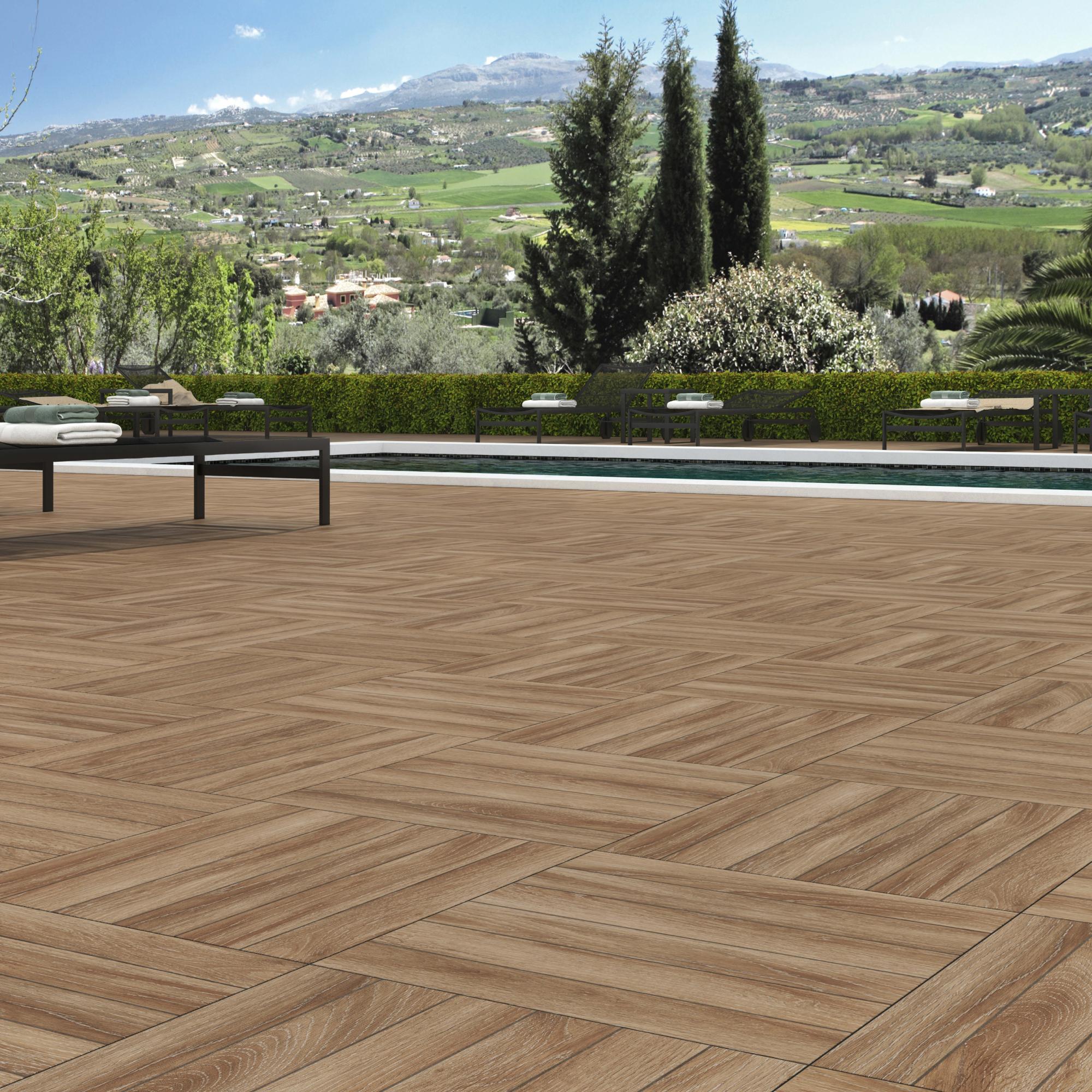 Pavimento cerâmico IRAZÚ CARVALHO 45X45CM ANTIDERRAPANTE Leroy Merlin