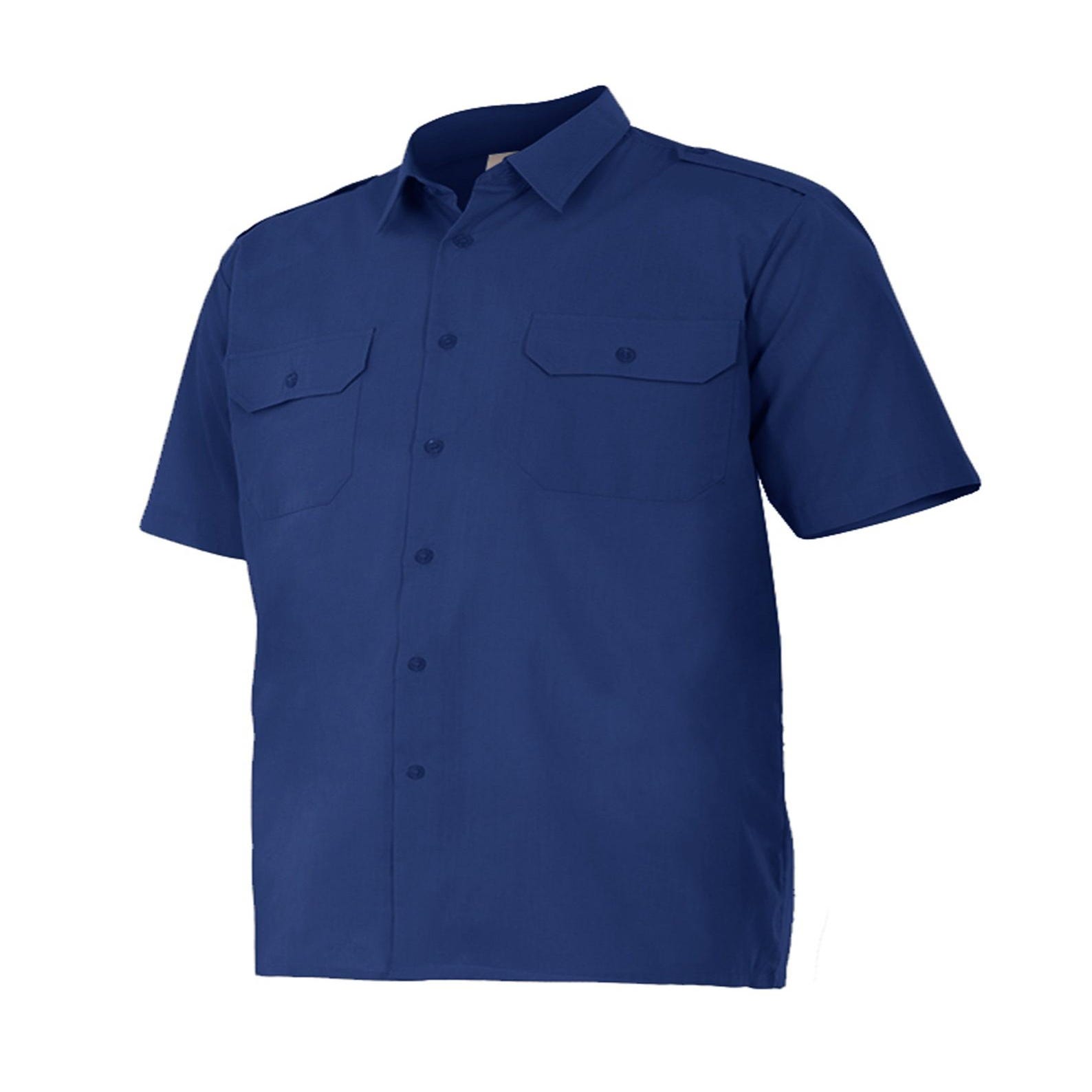 Camisa uniforme manga curta azul navy 3xl