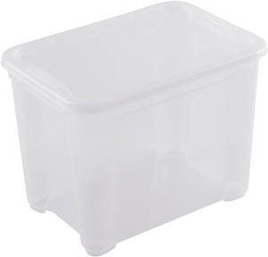 Caixa de arrumação de plástico caixa de arrumação preta C.385 x L.310 x  A.107 mm