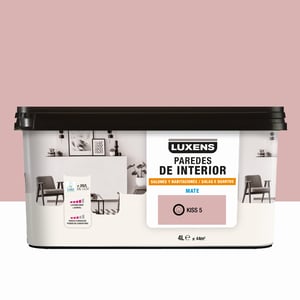 Tinta de interior decorativa LUXENS PREMIUM MATE 4L FOGO 6