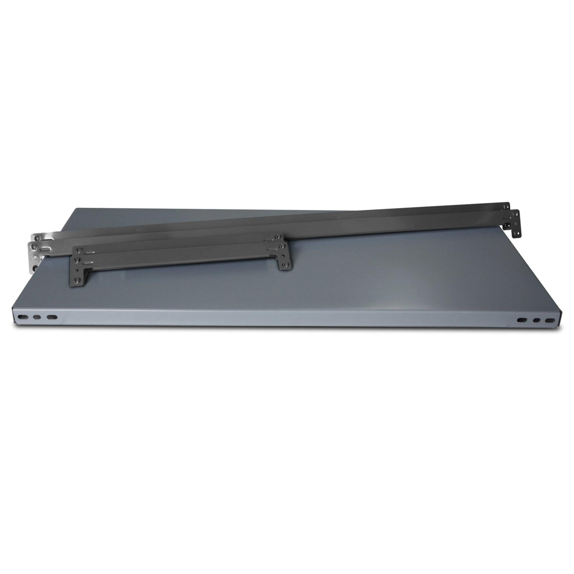 Estante metálica 80x30x3,2 cm 250 kg cinzento Ar Shelving Leroy Merlin