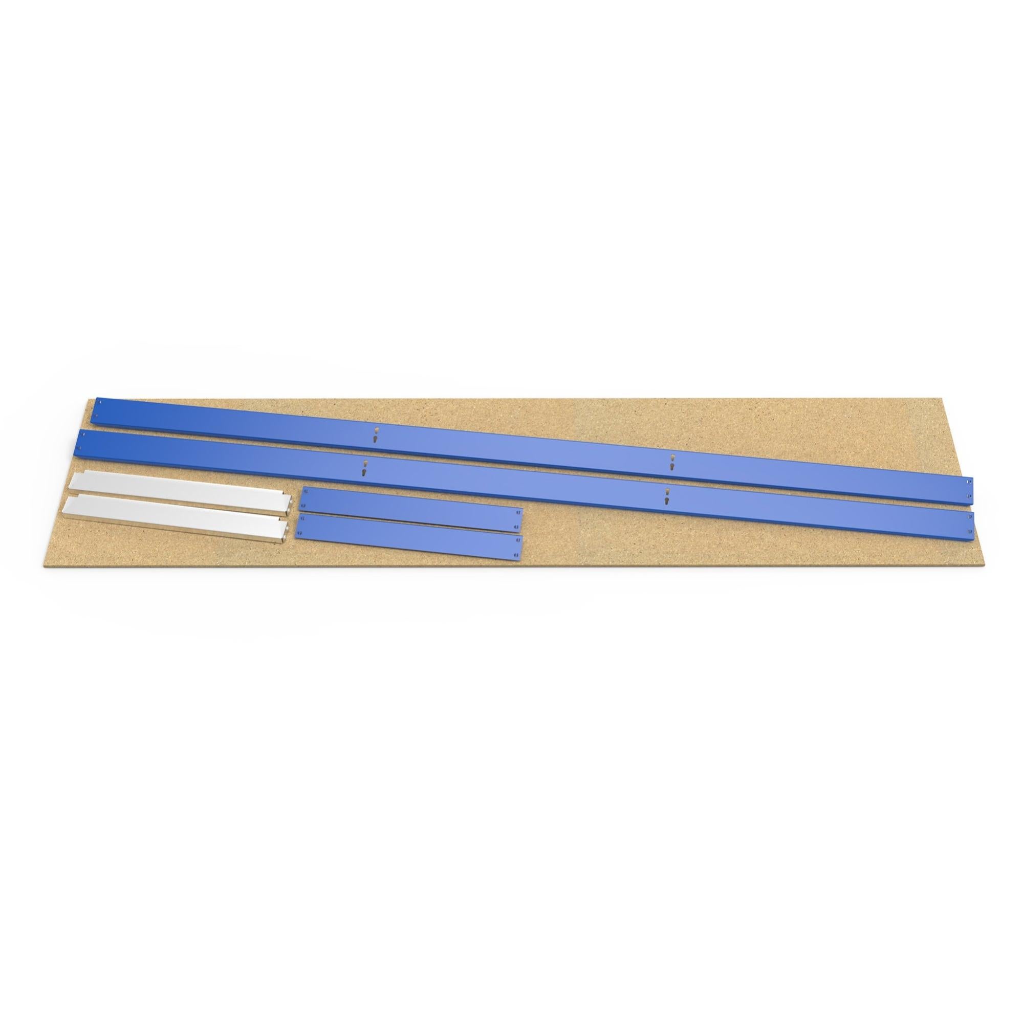 Estante metálica 240x60x3,2 cm 600 kg azul Ar Shelving Leroy Merlin