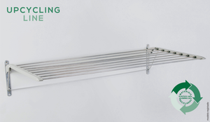 Estendal Extensivel para Parede | Fabricado em Aluminio | Dobrável com 6  Linhas de Secagem | Medida: 80 x 75 cm