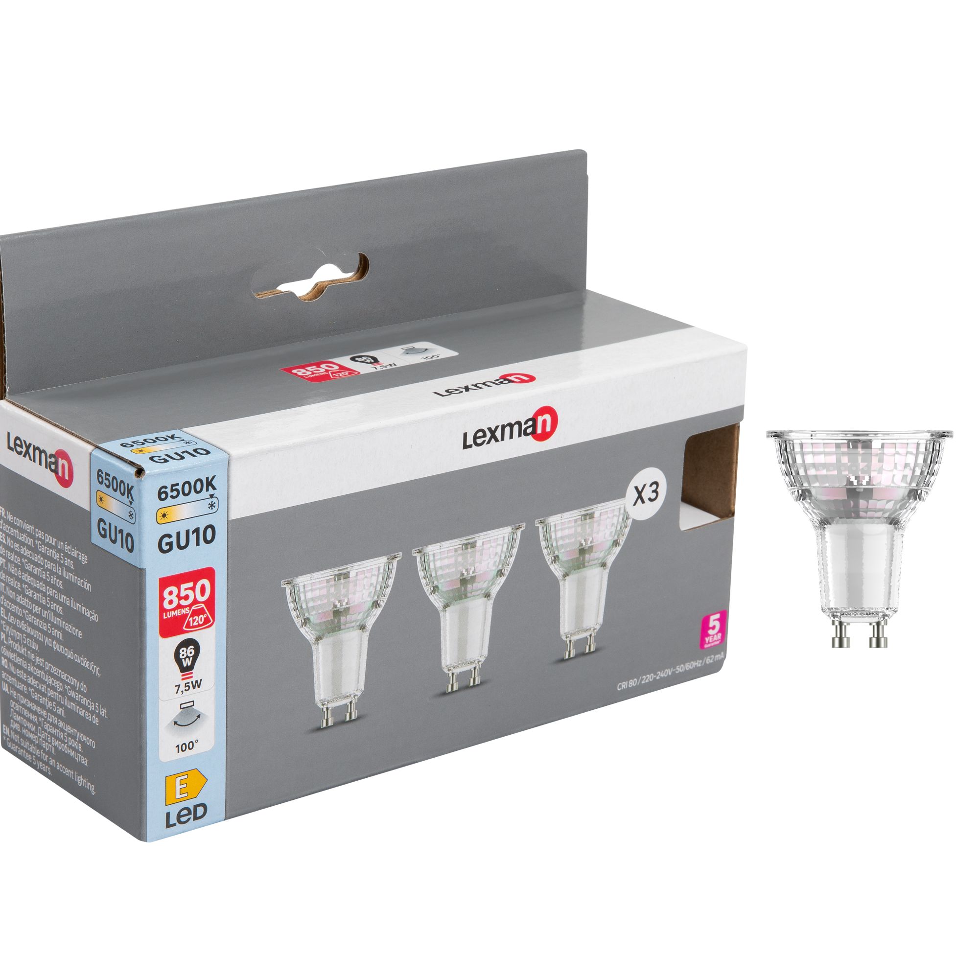 850 lumen hot sale gu10