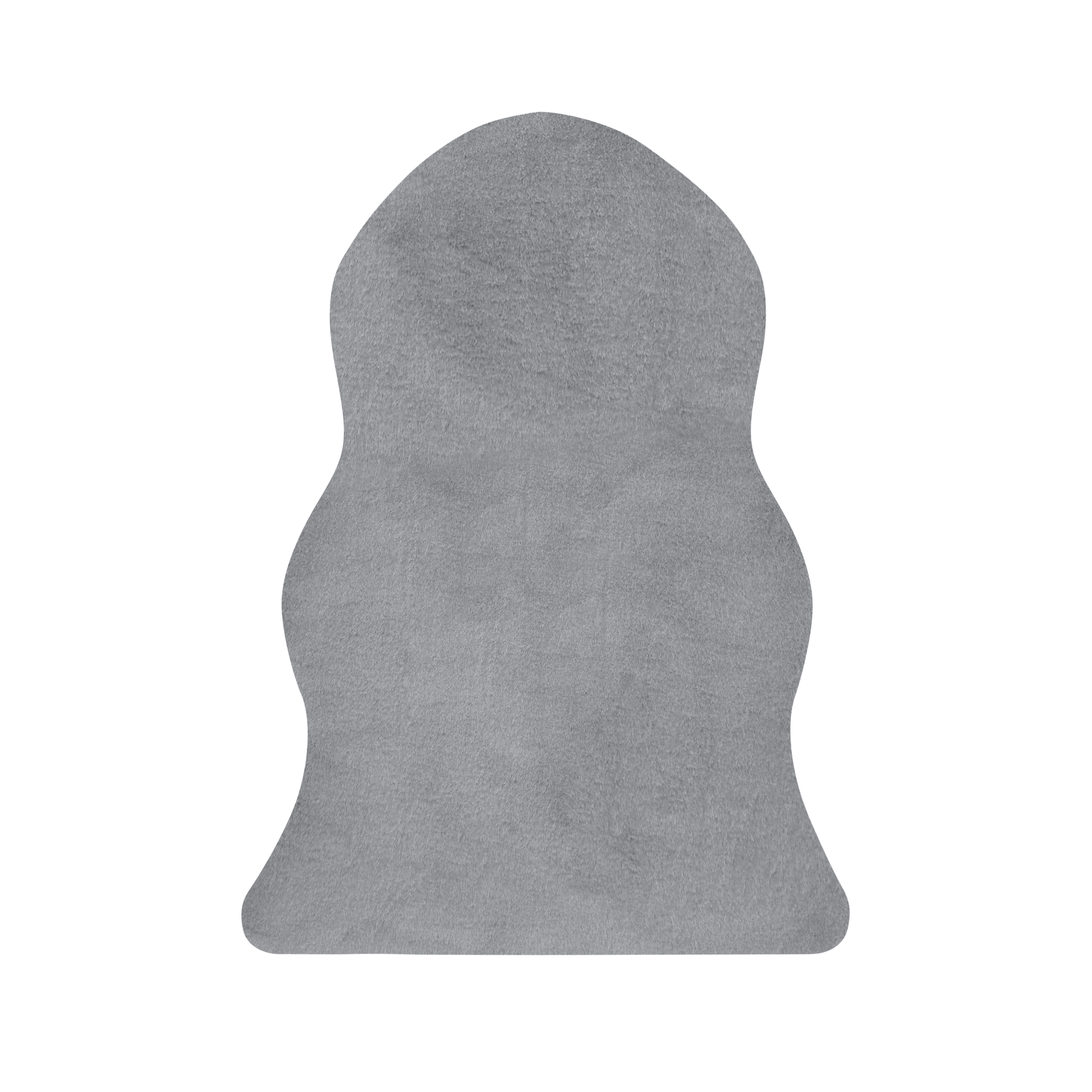 Tapete liso INSPIRE BIANCA FAKE RABBIT 60X90CM GRANIT 3 Leroy Merlin