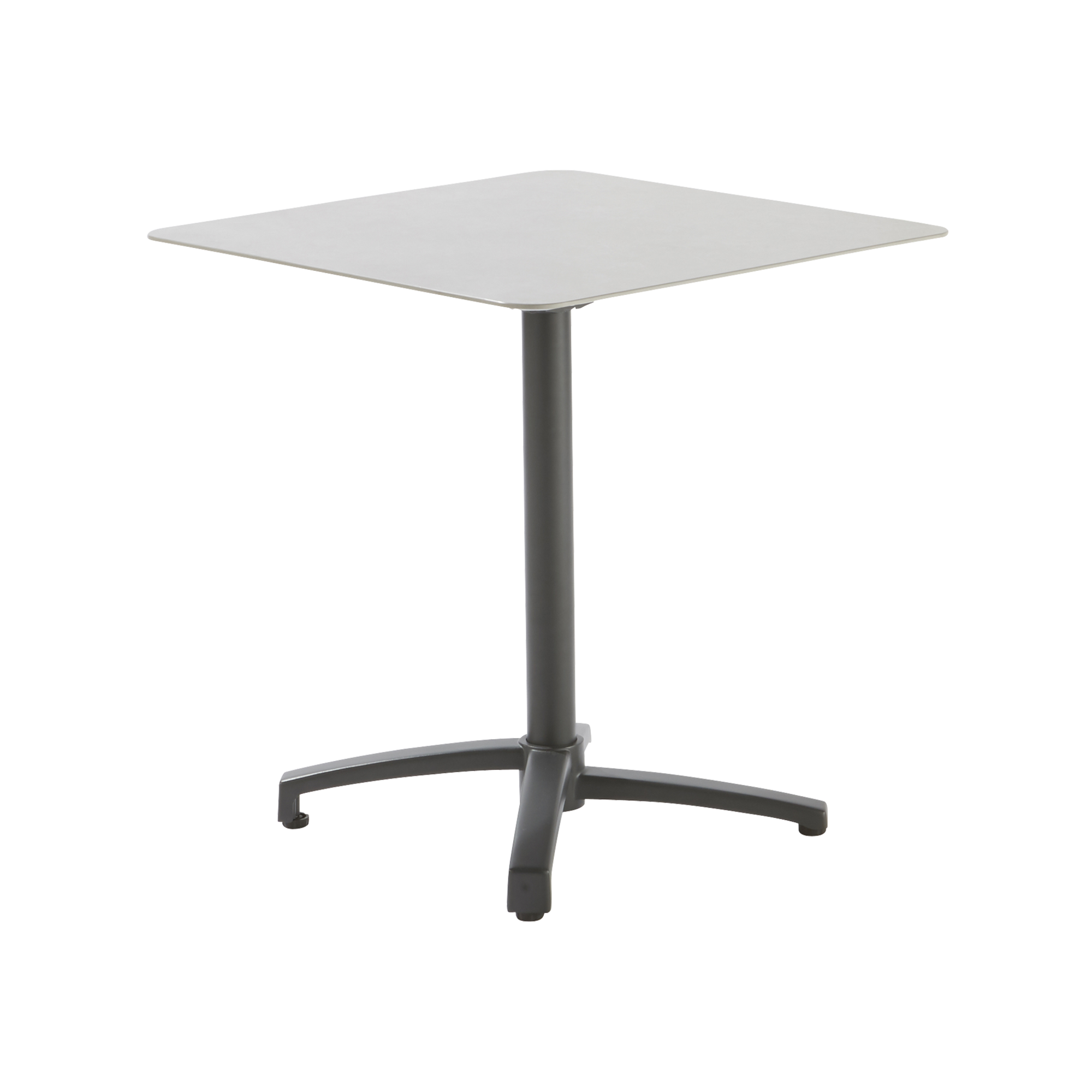 Mesa de alumínio NATERIAL LIVIA ORIGAMI 69,5X69,5CM CINZA Leroy Merlin