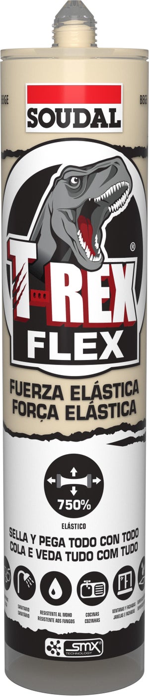 Cola e veda T-REX TURBO BRANCO 125ML