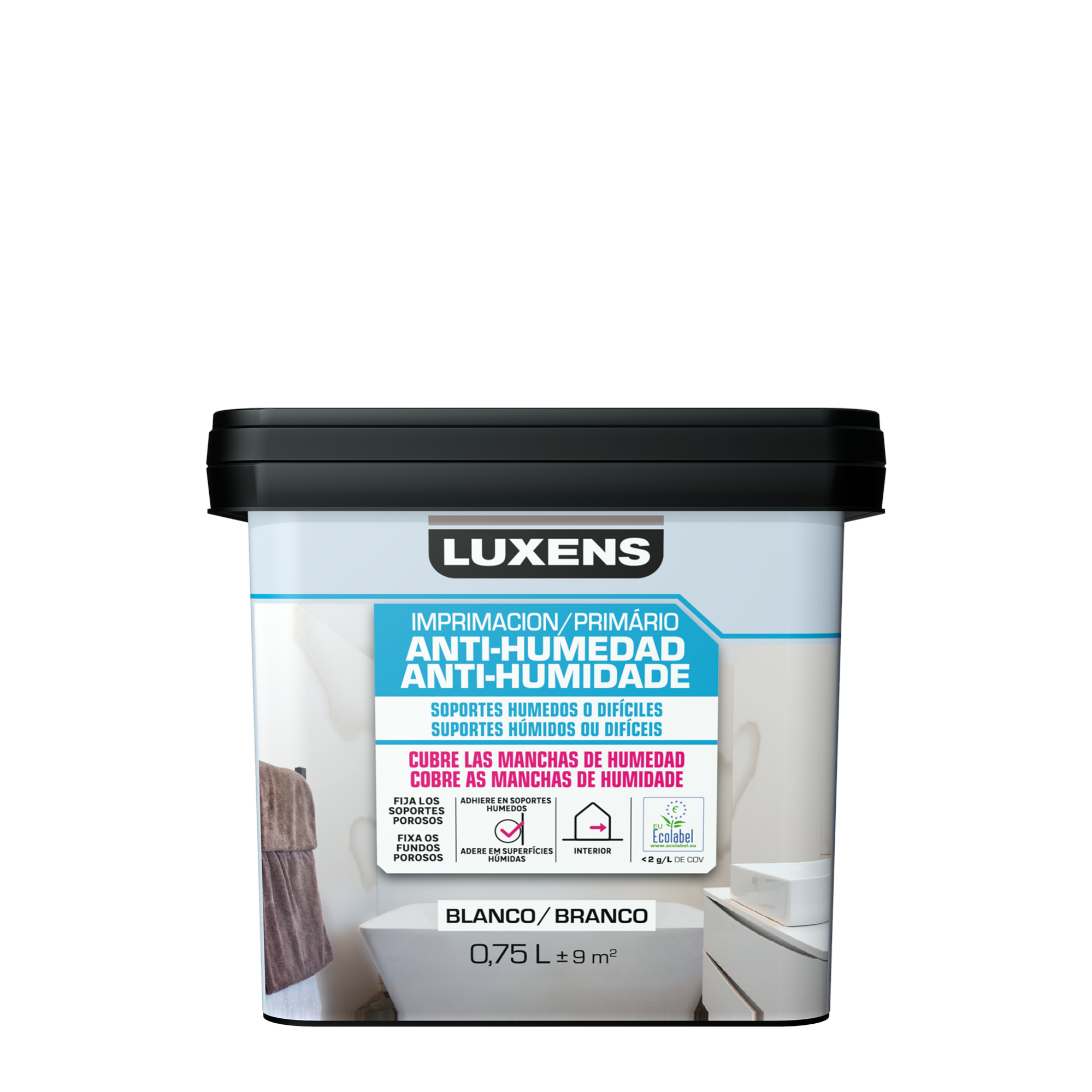 Prim rio Anti humidade 0 75 L Para Paredes H midas E D ficeis Luxens 