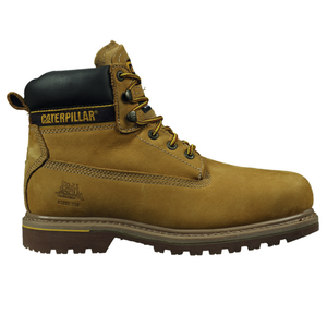 Bota Botina Caterpillar Masculina Em Couro Impermeável Leve - Escorrega o  Preço