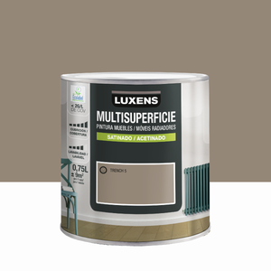 Tinta de interior decorativa LUXENS MATE 4L COOL 2