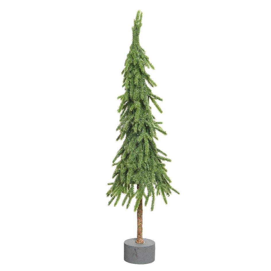 Mini árvore de natal dobrável Juta verde 60 cm