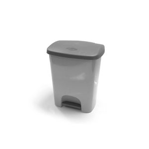 vidaXL Caixote do lixo com sensor automático 30 L aço carbono preto