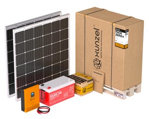 Set Solar Fotovoltaico c/batería CARAVAN-XUNZEL-190W-SXLith48-12V con  fijaciones