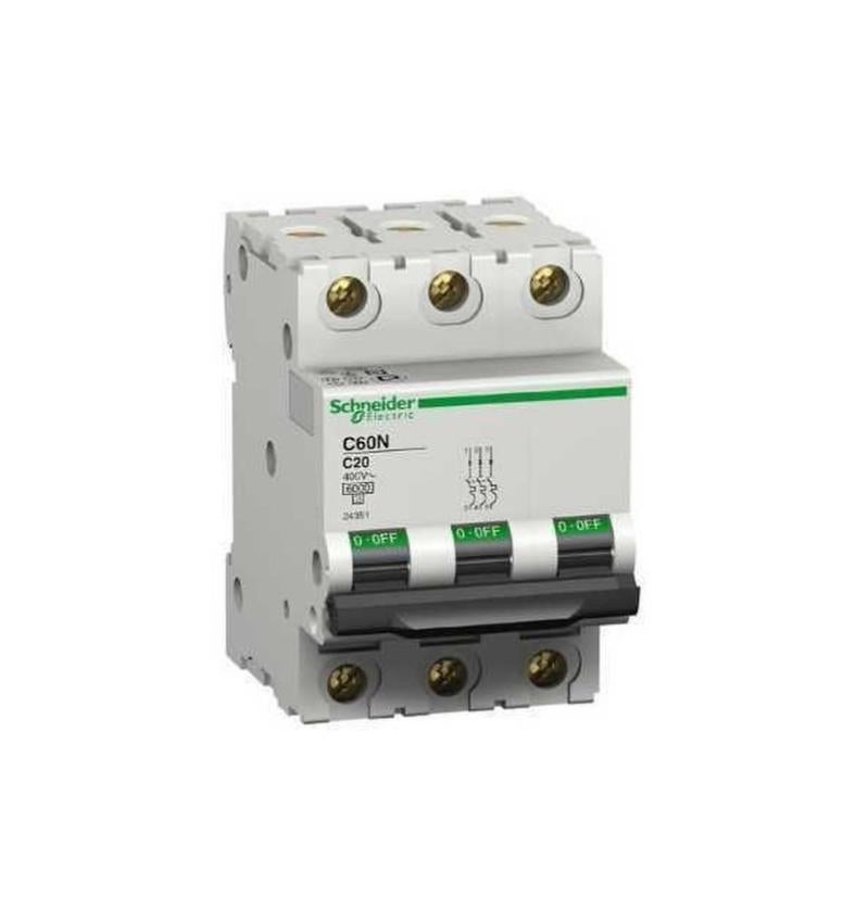 Disjoncteur IC60N 3P 50A Courbe D - Schneider Electric
