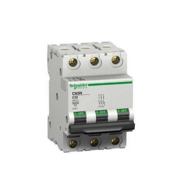 Disjoncteur IC60N 3P 50A Courbe D - Schneider Electric