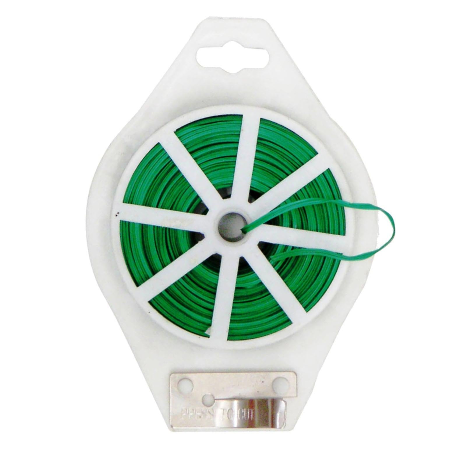 100m Laccetti In Ferro Plastificato Per Piante - Con Taglierino Integrato, Per Giardinaggio E Fai-Da-Te - Foto 4