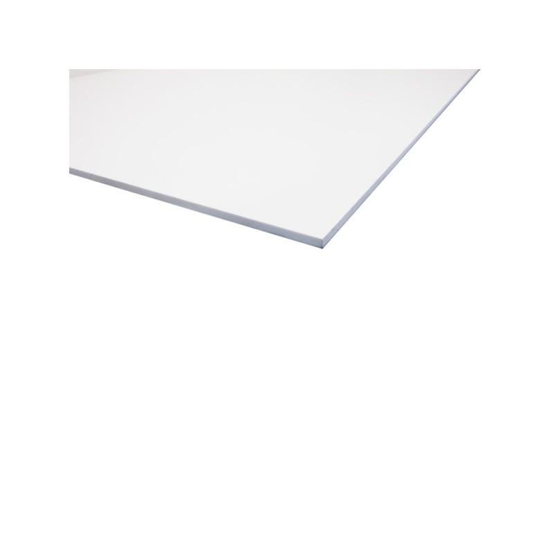 Lastre Forex PVC Semiespanso Bianco 2mm - Confezione 4 Pezzi 50x70 Cm, Con Pellicola Protettiva - Foto 2