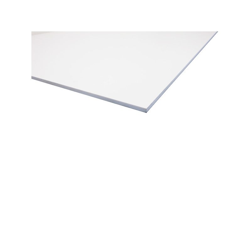Panneau Plastique PVC 1,5 mm. Plaque P.V.C Blanc. Plaque PVC Plastique  Blanc. Matière PVC rigide à la découpe - 30 x 10 cm (300 x 100 mm) - :  : Bricolage