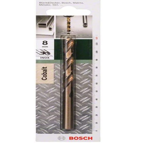 Bosch Accessories 2607019924 Foret à métaux rectifié au cobalt HSS-Co  Robust Line DIN 338 Ø 2/3/4/5/6/8 mm : : Bricolage