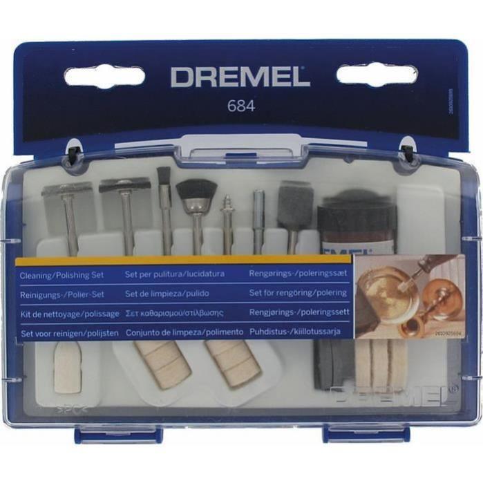 18 pièces Set Crayons de polissage en feutre pour polir des métaux enregistrement 3,1 mm trempé pour Dremel 