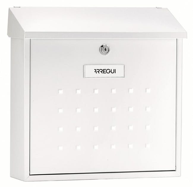 Cassetta Postale ARREGUI In Acciaio - Design Orizzontale, Formato A4, Nero, Montaggio Facile - Foto 5