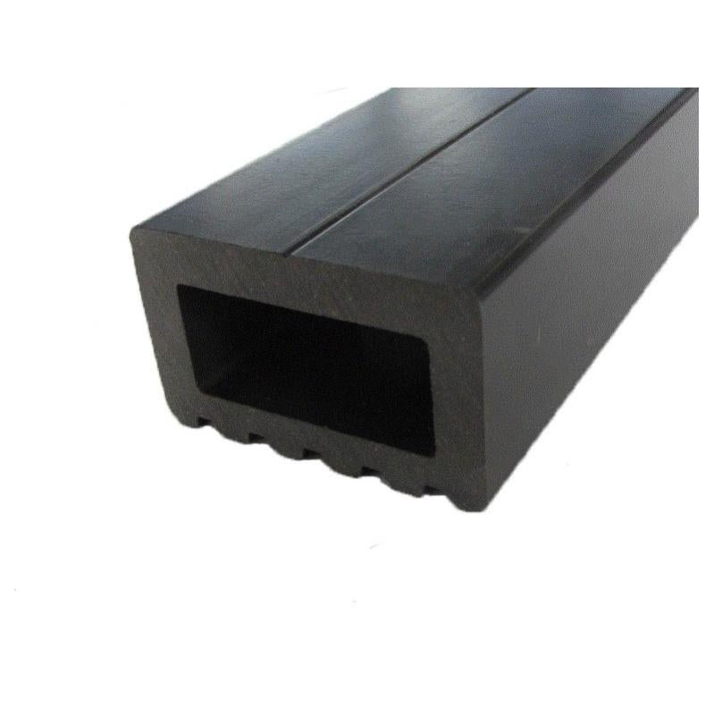 Viga de tarima de madera composite Col Negro, Es 3 cm, A 5 cm, L