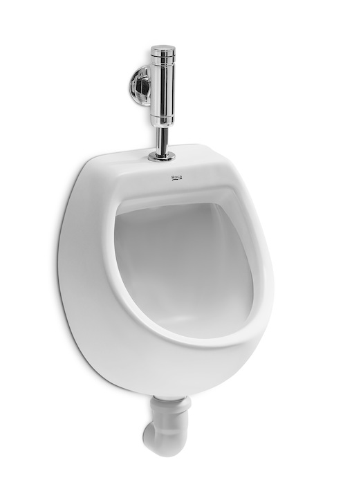 Urinario de porcelana con entrada de agua superior mini