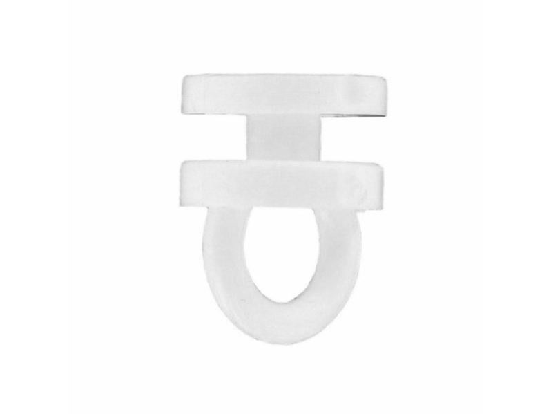 Cursori Per Binario Tenda 3/6mm - 20 Pezzi, Plastica, Per Bastoni Tenda Professionali - Foto 2