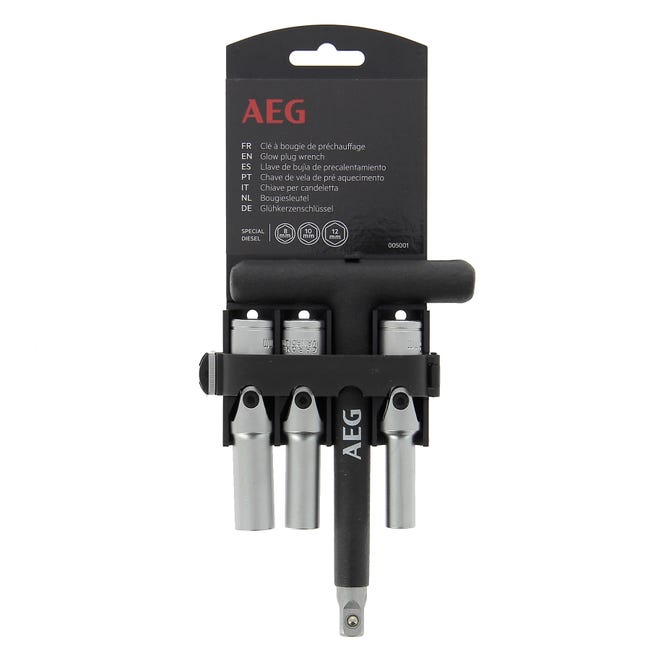 AEG clé à bougie diesel 8-10-12mm