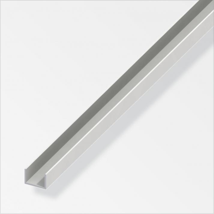 Profilo A U, Pvc Bianco, 2 Mt, 10x12x10 Mm - Ottimax