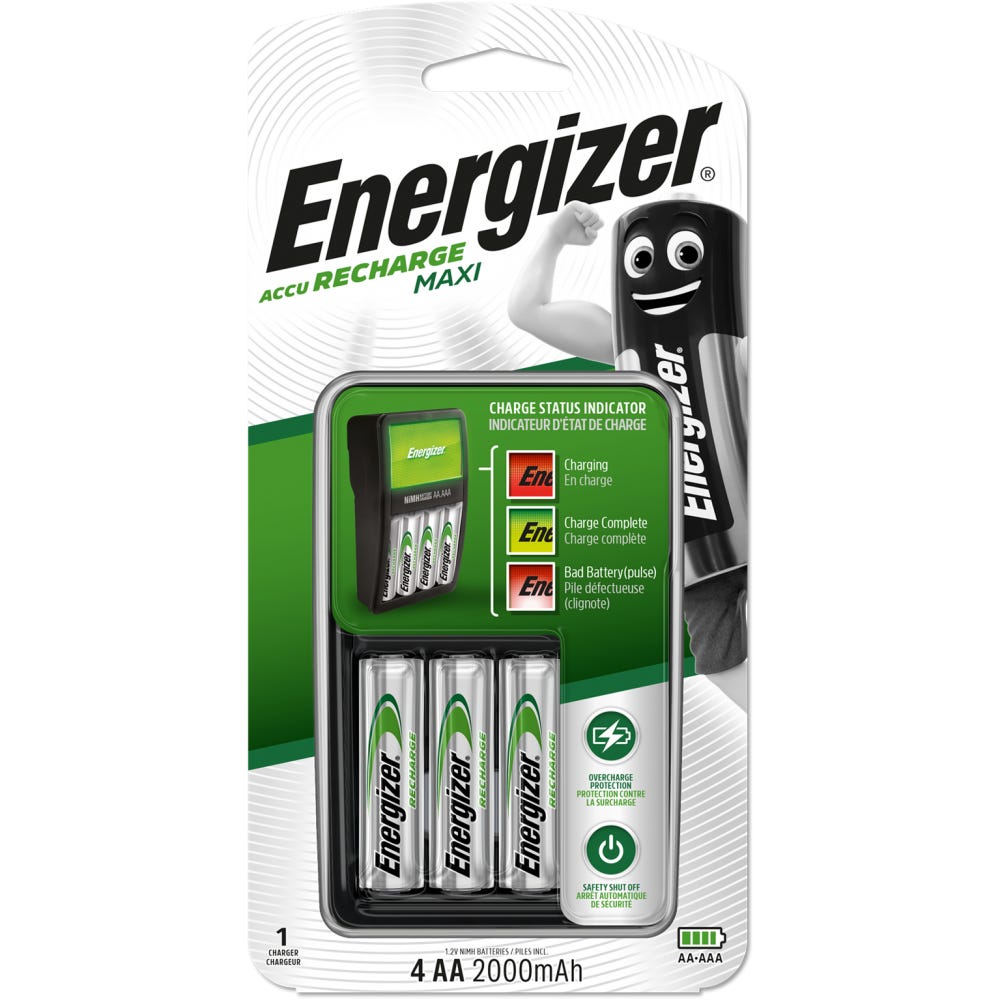 piles aa rechargeables power plus – 2000mah - ENERGIZER - Mr.Bricolage