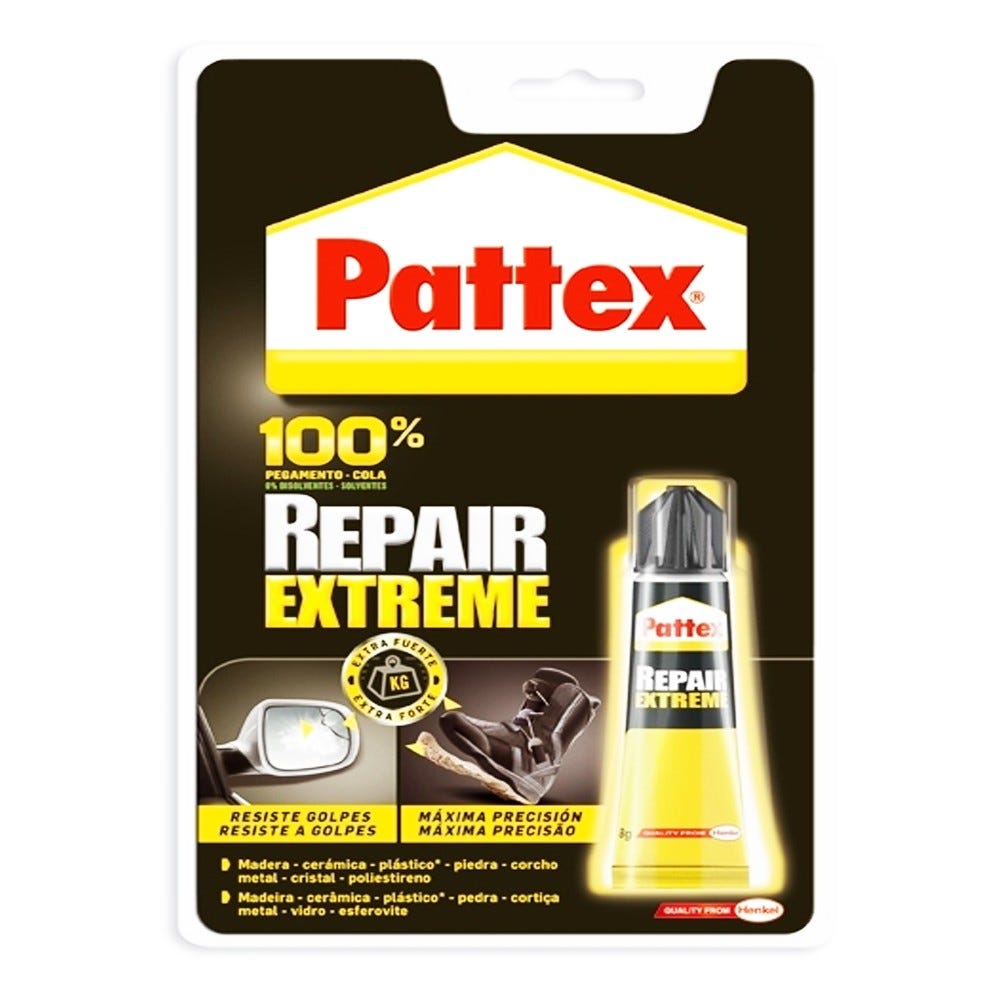 Adhesivo universal extra fuerte pattex extreme pro •