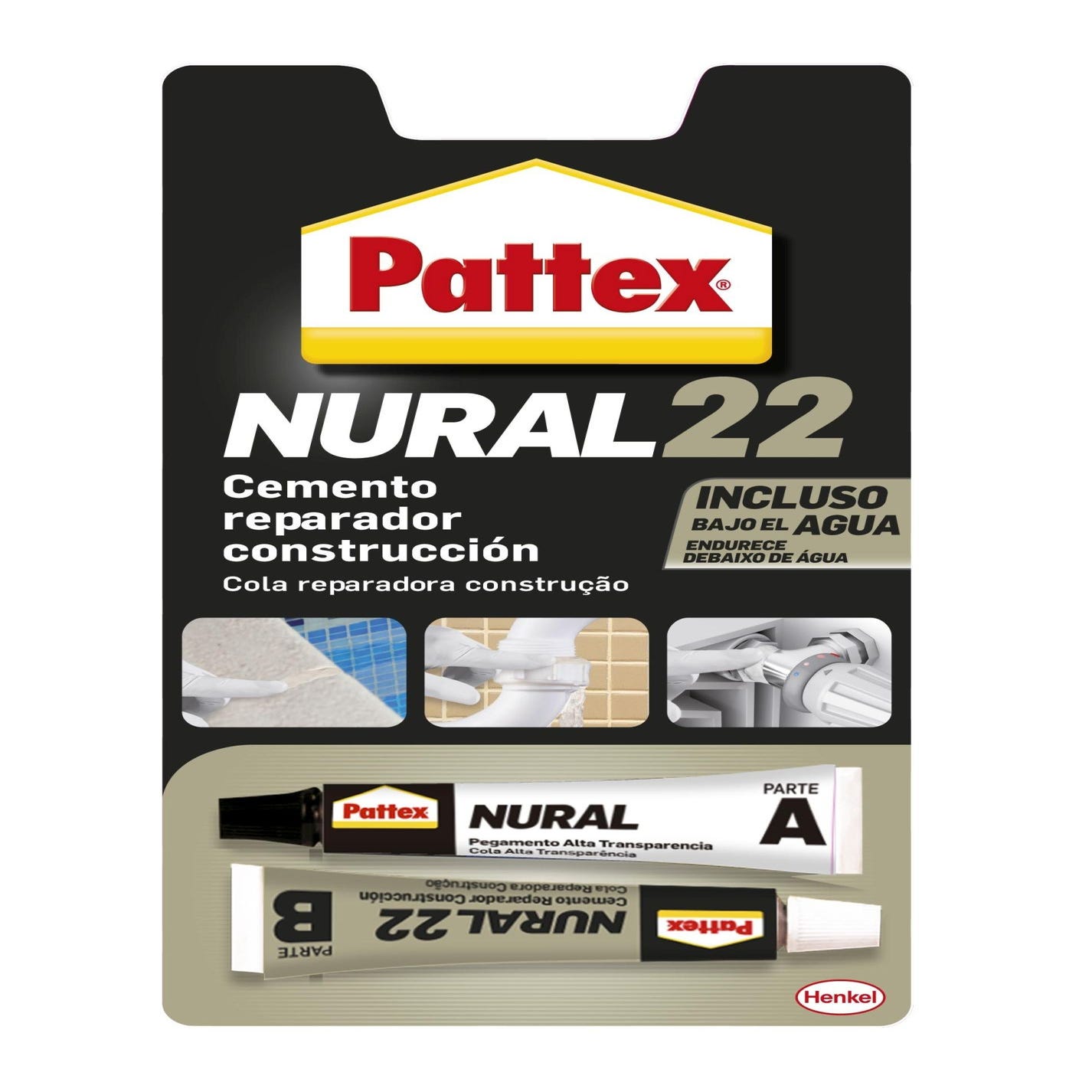 Adhesivo Pattex Nural 22 materiales húmedos 22ml