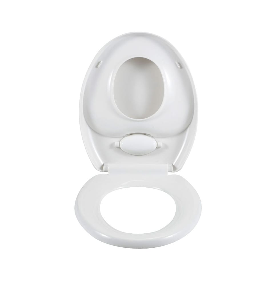 Abattant double fonction r ducteur int gr Blanc Thermoplast