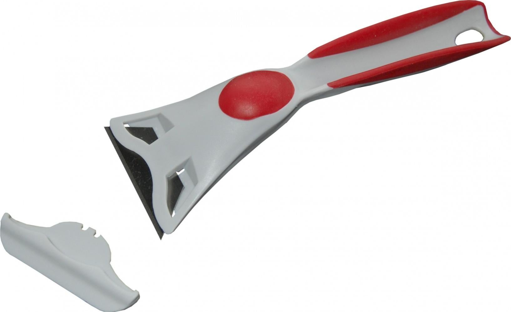 Raschietto Per Torte In Acciaio Inox 25x10 Cm - Spatola Per Glassare E Decorare, Pettine Per Crema Al Burro
