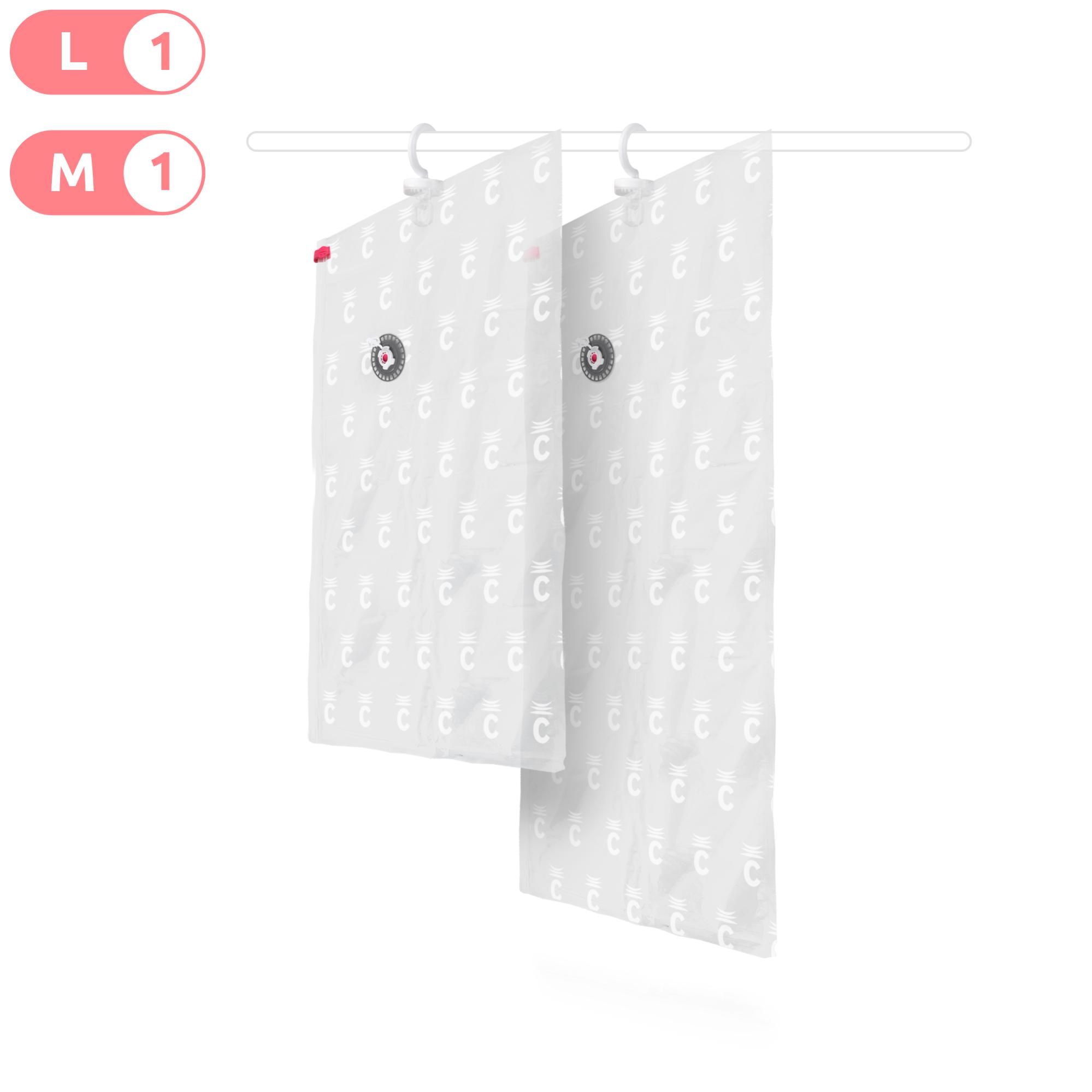 Lot 2 x Sac de rangement sous vide