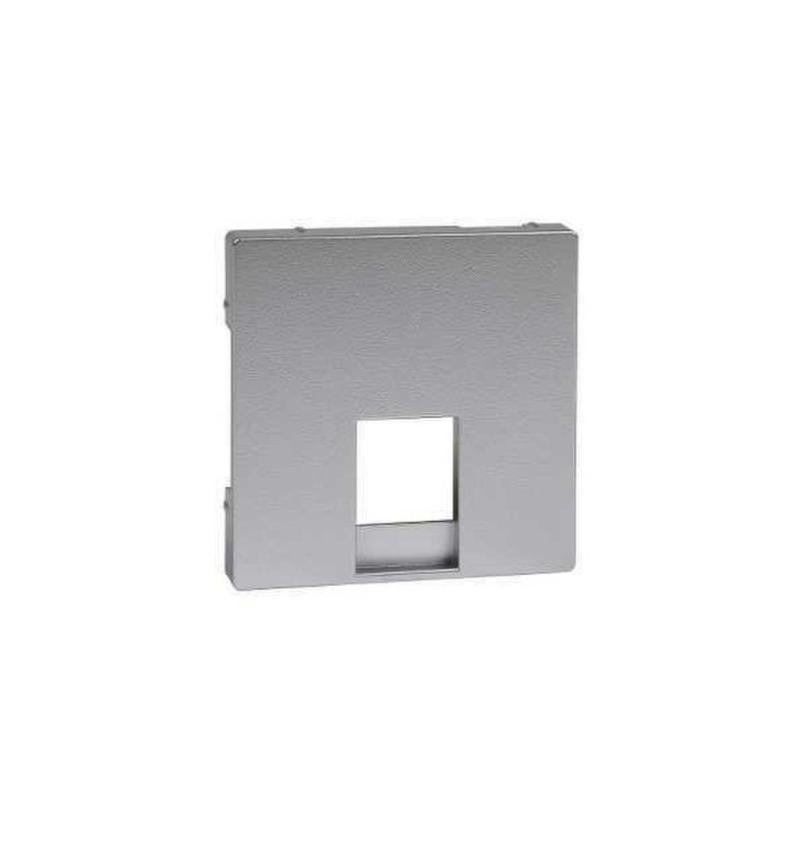 Cache prise téléphonique ELEGANCE /AQUADESIGN aluminium SCHNEIDER