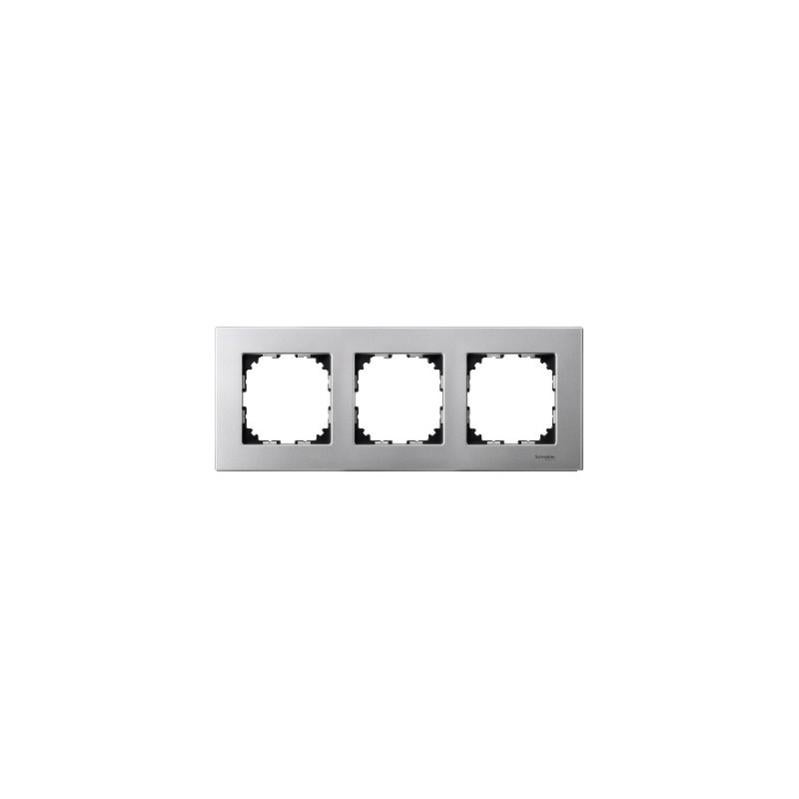 Merten MERT D-Life 3 Compartment Frame, Lotus White, 90 x 234 mm