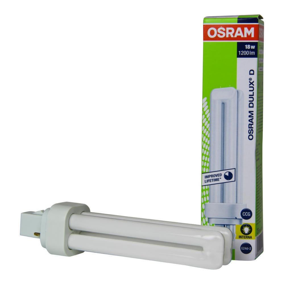 Ampoule osram dulux d 18 watts g24d2 2700k Leroy Merlin