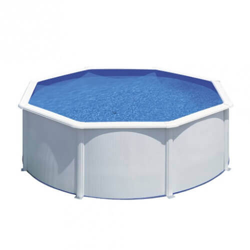 Gre Pools Piscine ronde acier Ø2,60m x H: 1,22m - Filtration à sable