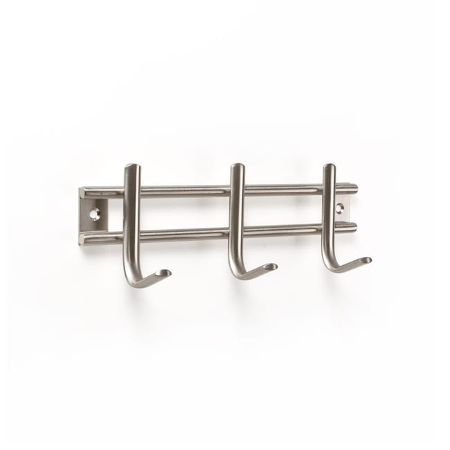 Perchero de Pared con 3 Colgadores Estilo Funcional Fabricado