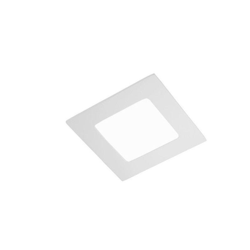 CristalRecord Plafoniera LED Quadrata Da Soffitto Novo, 20W 1480LM, Bianco, 22x22 Cm, Luce Calda 3000K