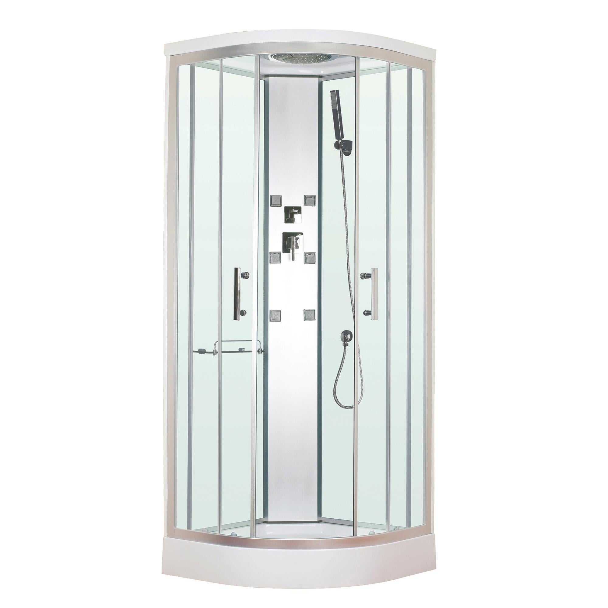 Tappetino doccia PVC MARATHON 54x54cm Bianco Spirella | Leroy Merlin