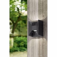 Philips LED Fyve Lampada Solare Da Parete Per Esterni, Luce Bianca Calda 1 5w Ip44 Nero 90771492 Philips LED Fyve Lampada Solare Da Parete Per Esterni, Luce Bianca Calda 1 5w Ip44 Nero 90771492