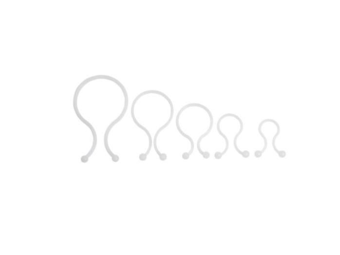 Lot De 20 Crochets Plastique Serre Cables Twists Leroy Merlin